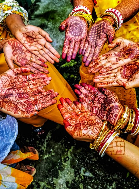 Mehendi.. ritual de boda en la India.